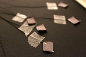 Group of Taped Sensors