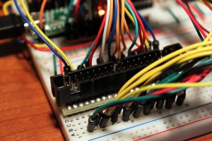 Wired IDE connector